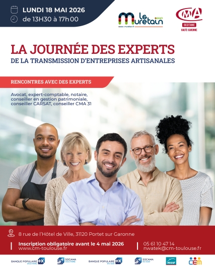 Journ&eacute;e des experts de la transmission d'entreprises du Muretain