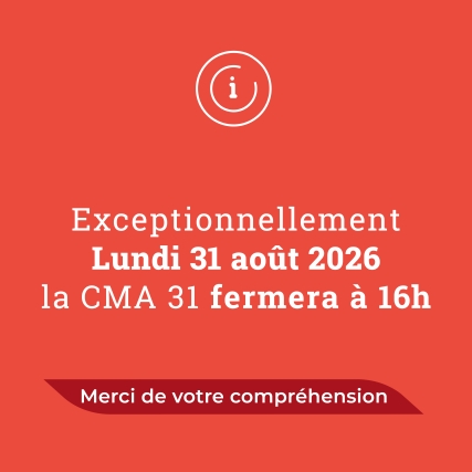 Fermeture exceptionnelle de la CMA 31