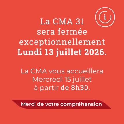 Fermeture exceptionnelle de la CMA 31
