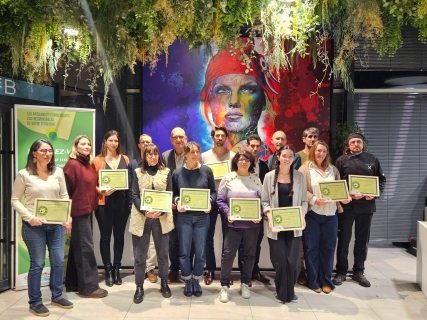 Remise du label &Eacute;co-d&eacute;fis des commer&ccedil;ants & Artisans