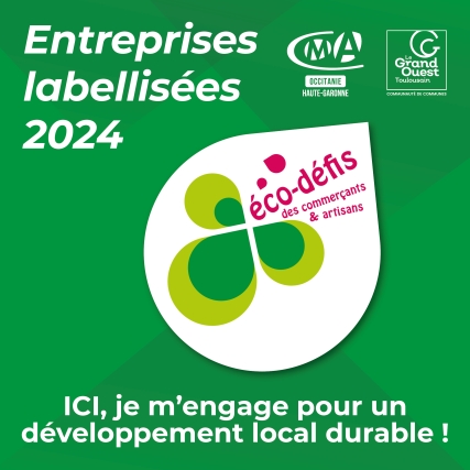 Remise du label Éco-défis des commerçants & Artisans